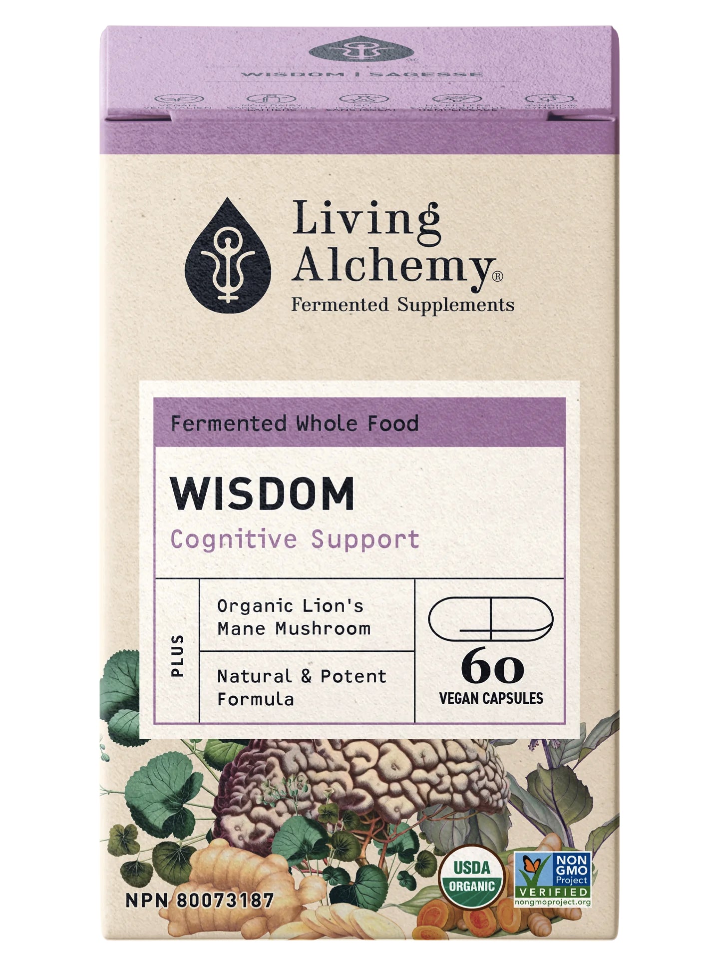 Sagesse - Soutien cognitif - Living Alchemy - 60 capsules